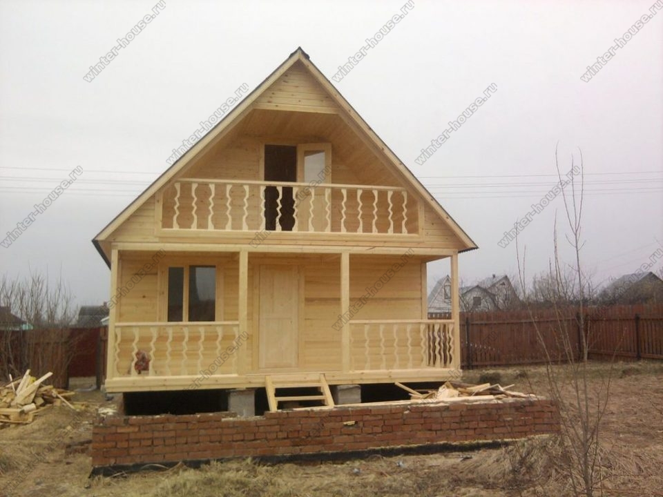 Дачный дом из бруса 6х6 проекты и цены