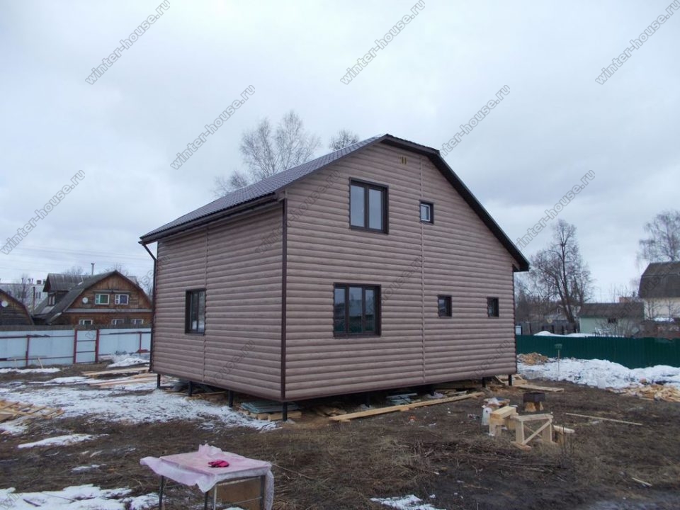 Проекты каркасных домов для зимнего проживания от 100 кв м